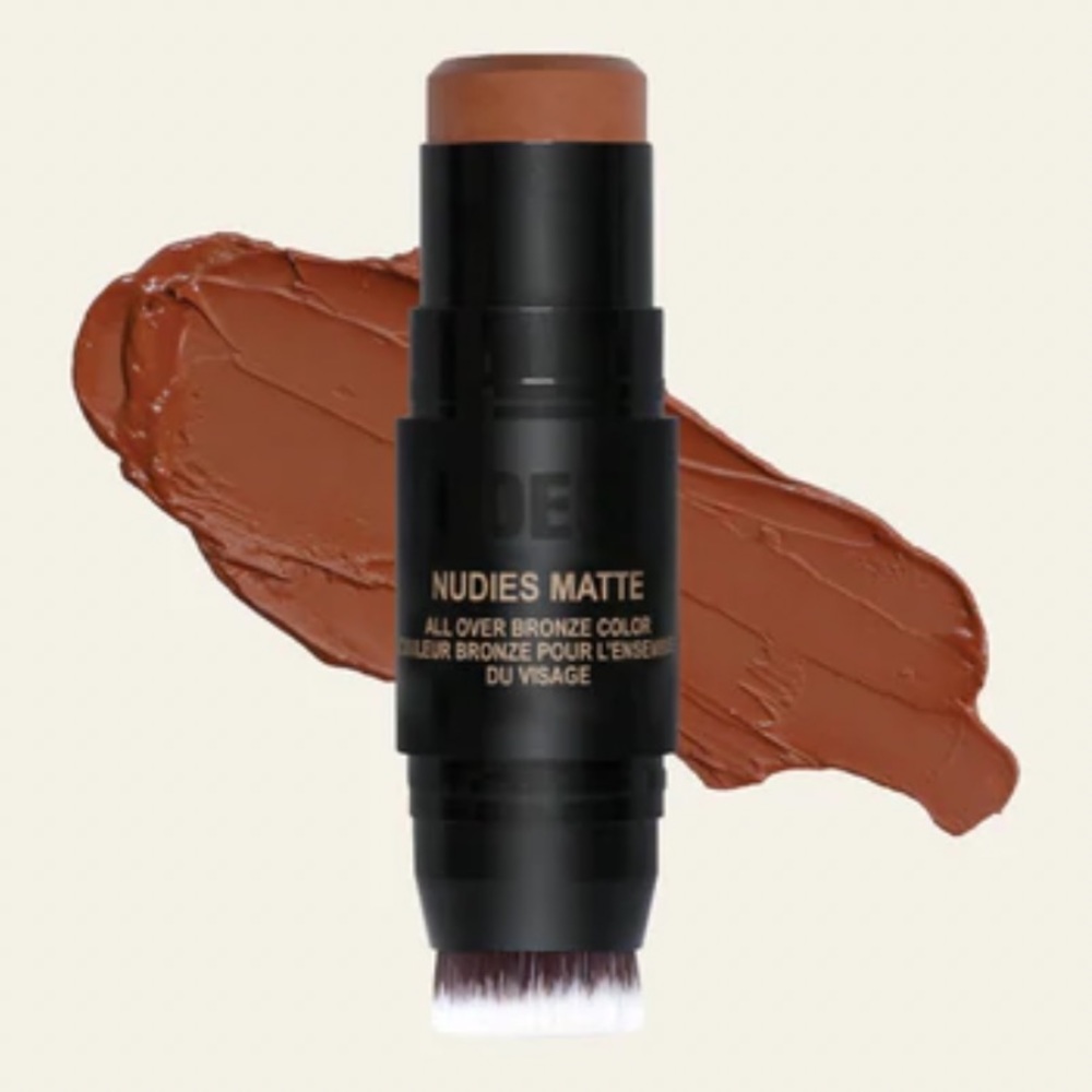NudeStix Matte Full Size Blush Stick “DEEP MAPLE EH (WARM BROWN-BRONZE TAN)”